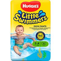 Подгузники-трусики для плавания Little Swimmers размер 3-4 7-15 кг 12 шт Huggies