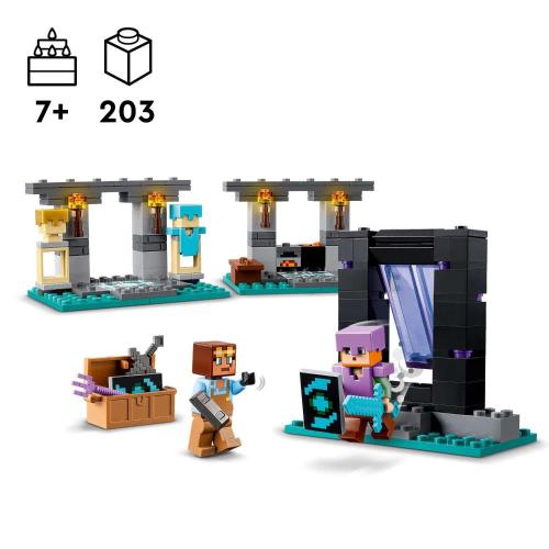 Конструктор Lego Minecraft 21252 Оружейная палата фото 3