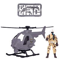 Игровой набор Вертолёт с фигуркой пилота Chap Mei 545022-014