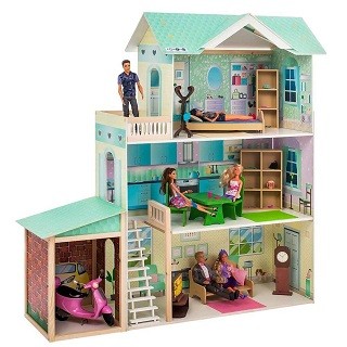 Деревянная мебель для кукольного домика, для Барби (№1)