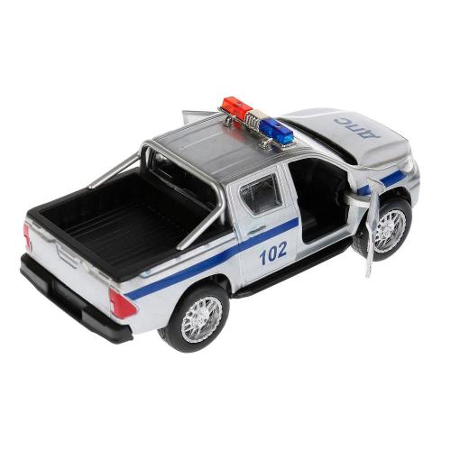 Коллекционная машинка Toyota Hilux Полиция Технопарк FY6118P-SL фото 2