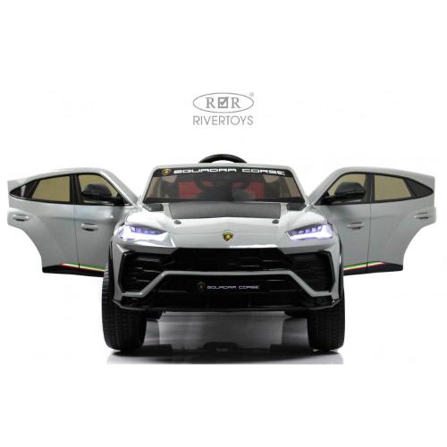 Детский электромобиль Lamborghini Urus RiverToys E777EE серый фото 13