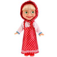 Кукла Маша в платье в белый горошик12 песен Карапуз Y83030B
