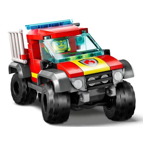 Конструктор Lego City 60393 Спасательный пожарный внедорожник фото 2