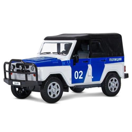 Коллекционная машинка УАЗ-469 Полиция Автопанорама JB1200146 фото 2