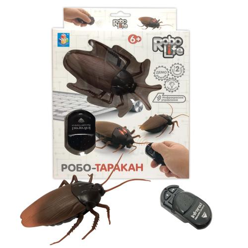 Радиоуправляемая игрушка Робо-таракан на ИК-управлении 1Toy Т10902