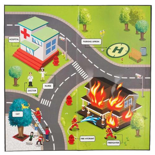 Игровой набор Пожарная станция Saipo SC2003 фото 3