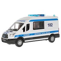 Игрушка Ford Transit Полиция 16см Технопарк TRANSITVAN-16PLPOL-WH
