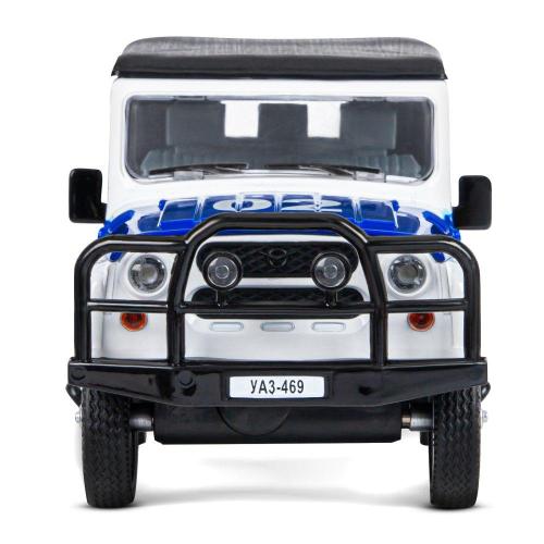 Коллекционная машинка УАЗ-469 Полиция Автопанорама JB1200146 фото 6