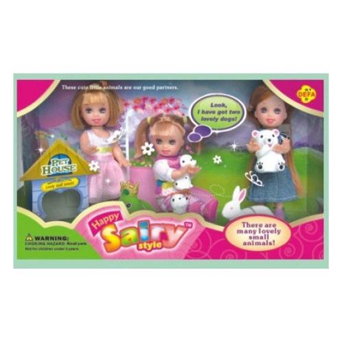 Набор из 3 кукол Малышки Бейли Defa 6023