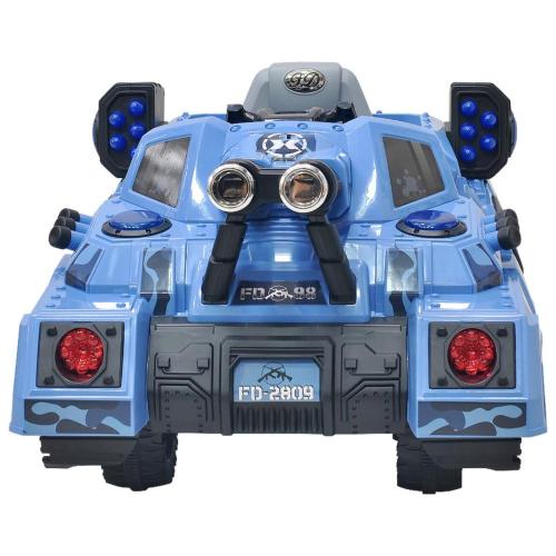 Детский электромобиль Танк Everflo ЕА28091 синий фото 9