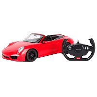Машина радиоуправляемая Porsche 911 Carrera S масштаб 1:14 Rastar 47700R красная