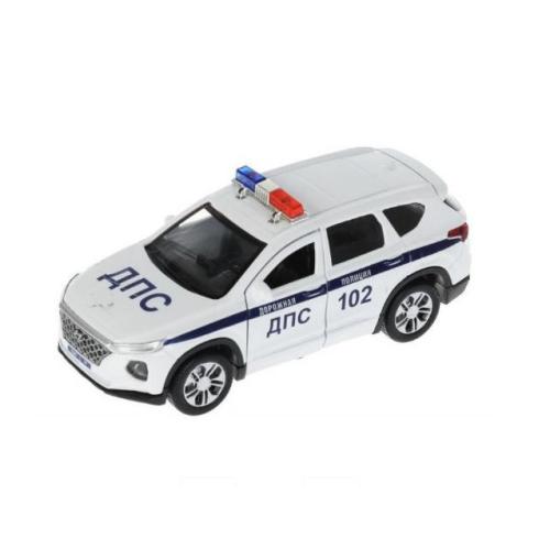 Машина Hyundai Santafe Полиция 12см Технопарк SANTAFE2-12SLPOL-WH