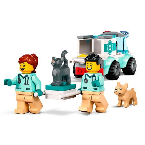 Конструктор Lego City 60382 Ветеринарный фургон фото 2