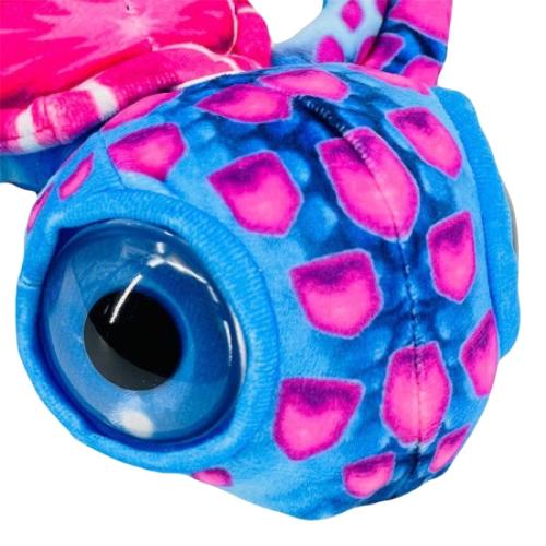 Мягкая игрушка Черепаха красно-синяя 25 см АБВГДейка ОМ-1311 фото 2