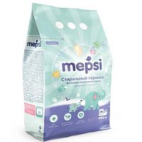 Стиральный порошок для детского белья на основе натурального мыла 4 кг Mepsi