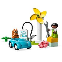 Конструктор Lego Duplo 10985 Ветряная турбина и электромобиль