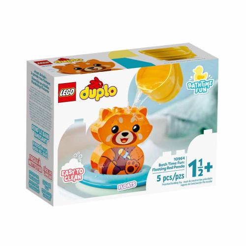 Конструктор Lego Duplo Приключения в ванной Красная панда на плоту lego 10964 фото 5