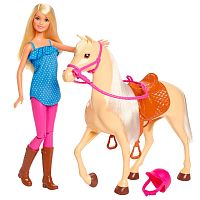 Игровой набор Барби и лошадь Barbie Mattel FXH13