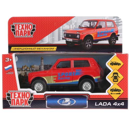 Металлическая машинка Lada 4 x 4 Спорт Технопарк LADA4X4-S фото 2