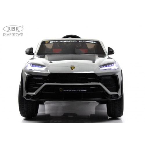 Детский электромобиль Lamborghini Urus RiverToys E777EE серый фото 2