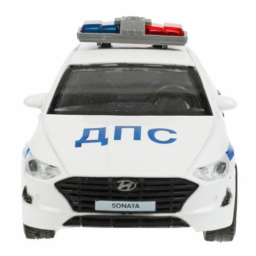 Коллекционная машинка Hyundai Sonata Полиция Технопарк SONATA-12POL-WH фото 6